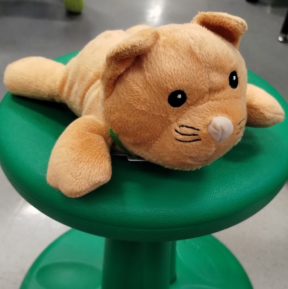 Melissa And Doug Plush Cheddar Orange Cat With Collar Replacement Stuffed animal - Picture 5 of 16